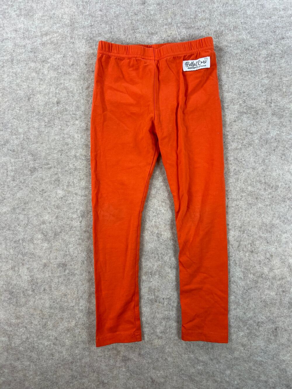 Bella & Omi Moana Maui Ruffle Pocket Leggings Orange Size 5y